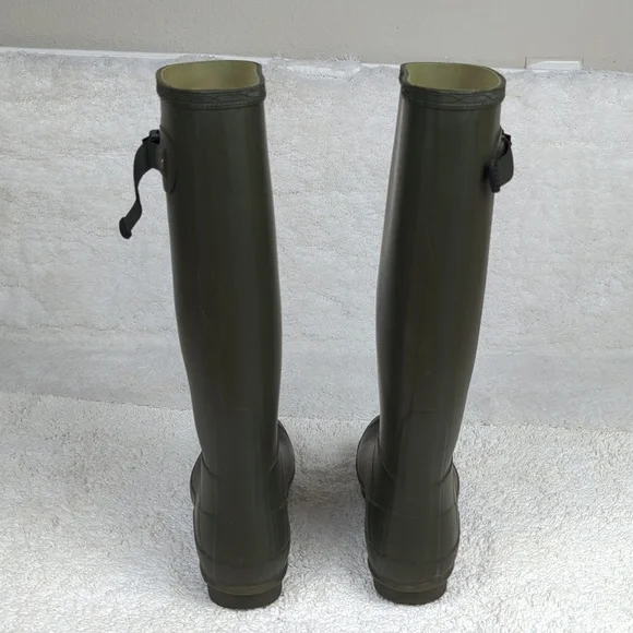 Free People X Hunter Classic Tall Boots Womens 8 Hunter Green Shoes Boots - Picture 11 of 17